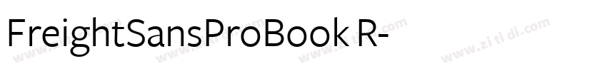 FreightSansProBook R字体转换 FreightSansProBook R字体转换